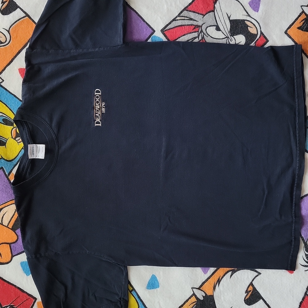 Y2k Hbo Deadwood 1876 Embroidered Promo Shirt